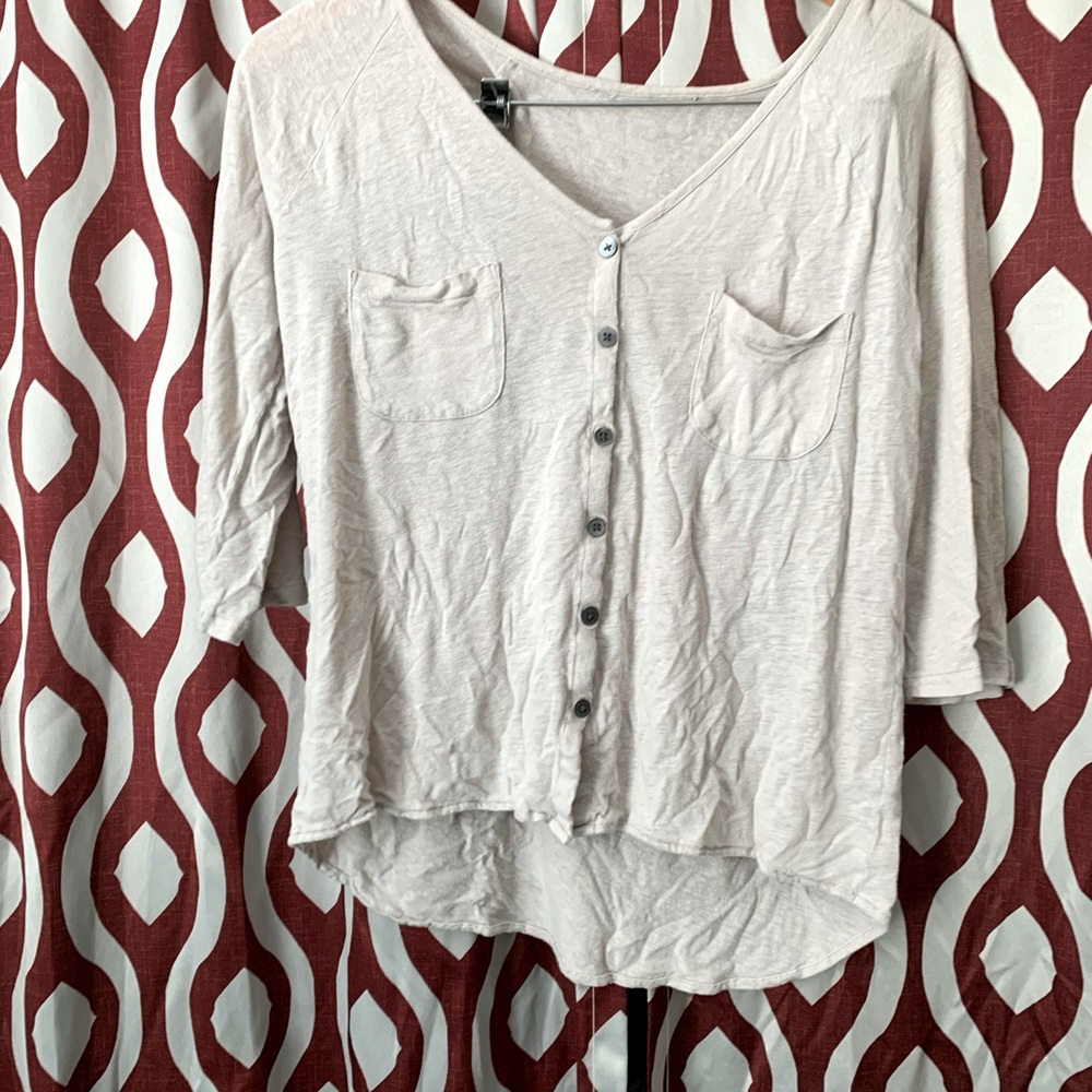 Loose fitted button up